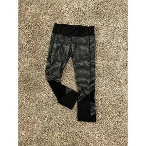 Lululemon Women's Black & Gray Skinny Leggings 6